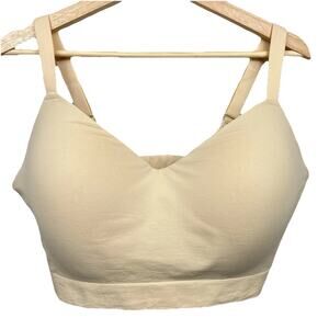 TrueKind Supportive Comfort Wireless Shaping Bra Size 4XL‎ Cream Nude Plus Size